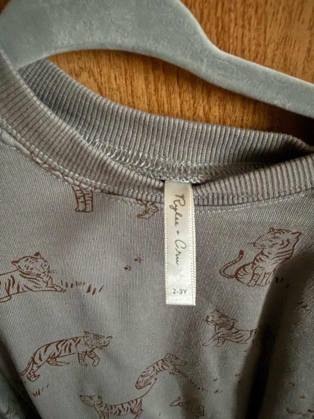 Rylee + Cru Tiger Long Sleeve Bubble - Picture 3 of 3